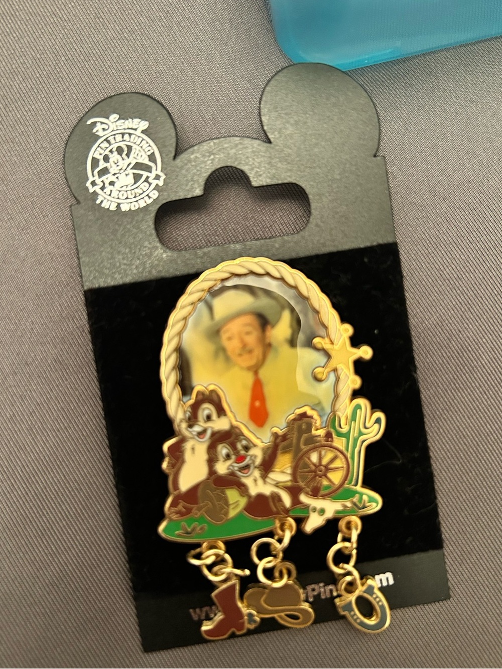 Walt Disney Chip and Dale Cowboy Disney trading Pin 2006